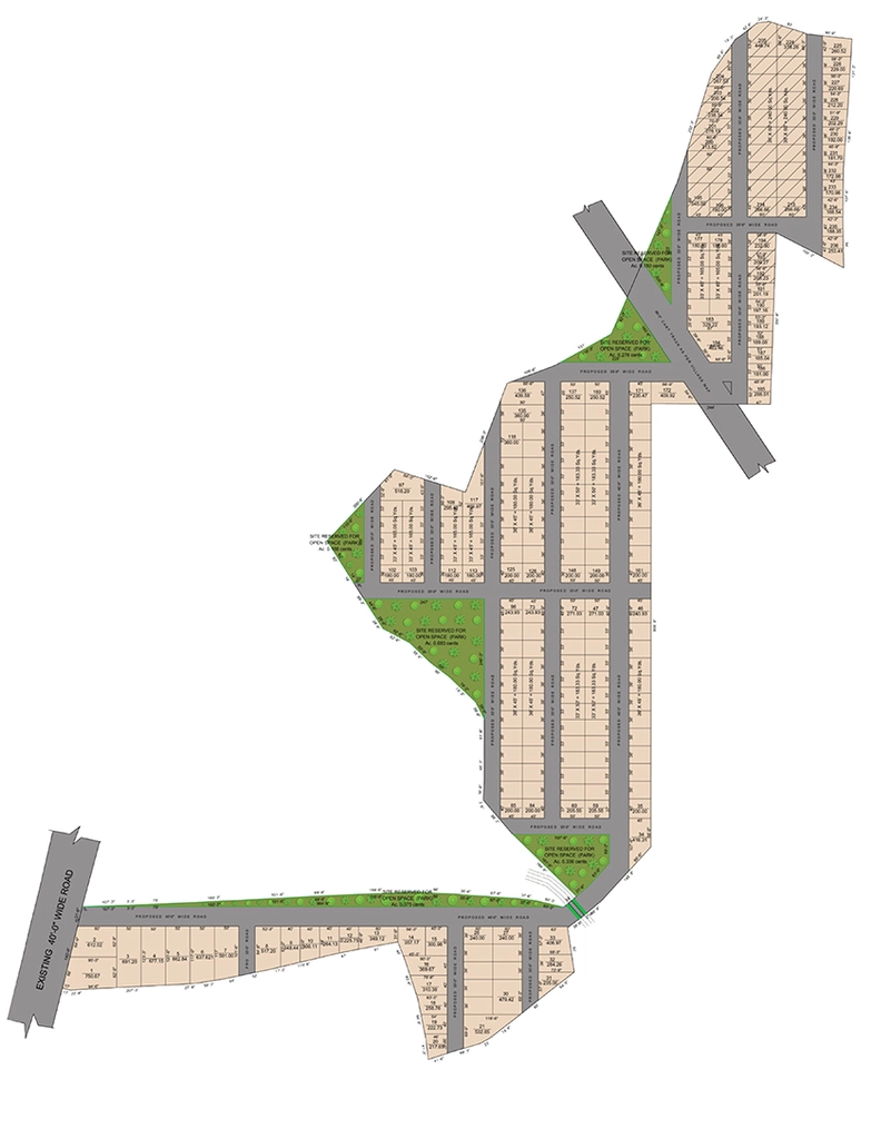 Master Plan of Myron Ascent in Shankarpally, Hyderabad - Image 378251