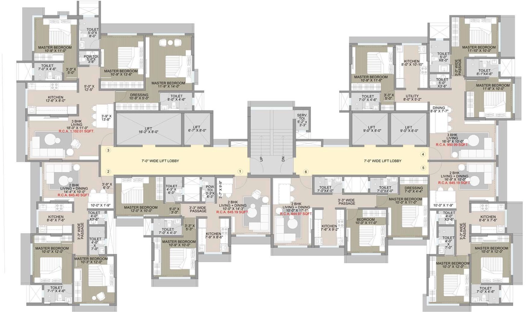 Floor Plan of Navkar Elegance in Andheri West, Mumbai - Image 380755