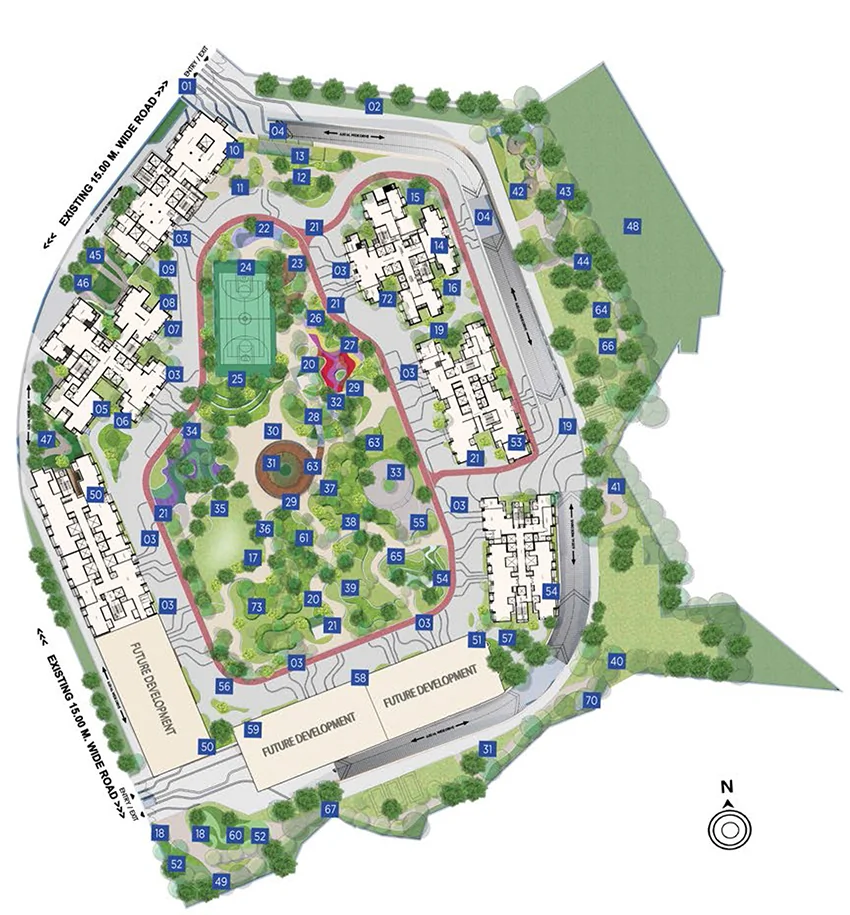 Master Plan of Hiranandani Golden Willows in Panvel, Navi Mumbai - Image 378294
