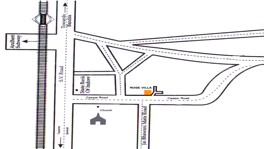 Location of Can Rose Villa in Andheri West, Mumbai - Image 382258