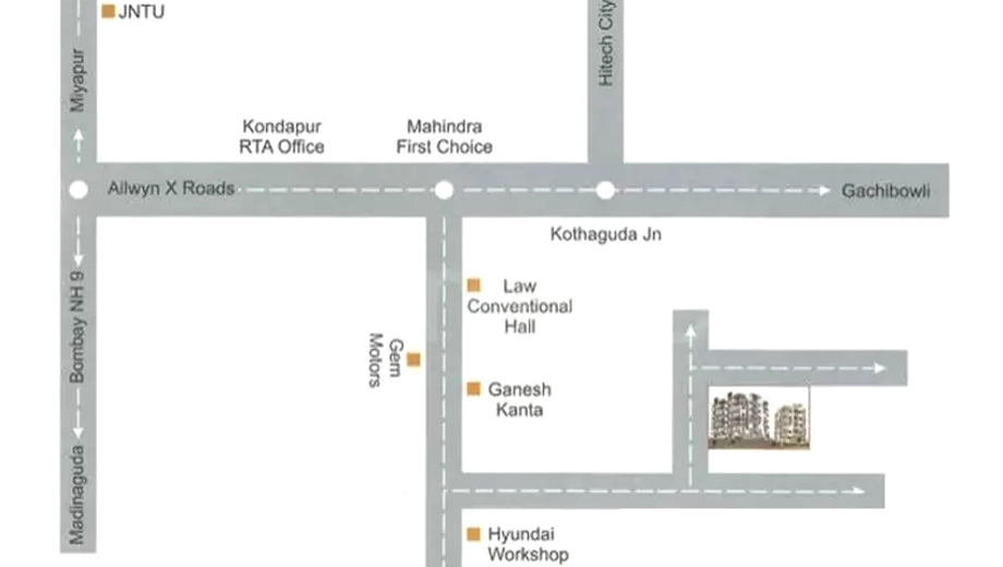 Location of Sri Sai Jyothika - Image 378554