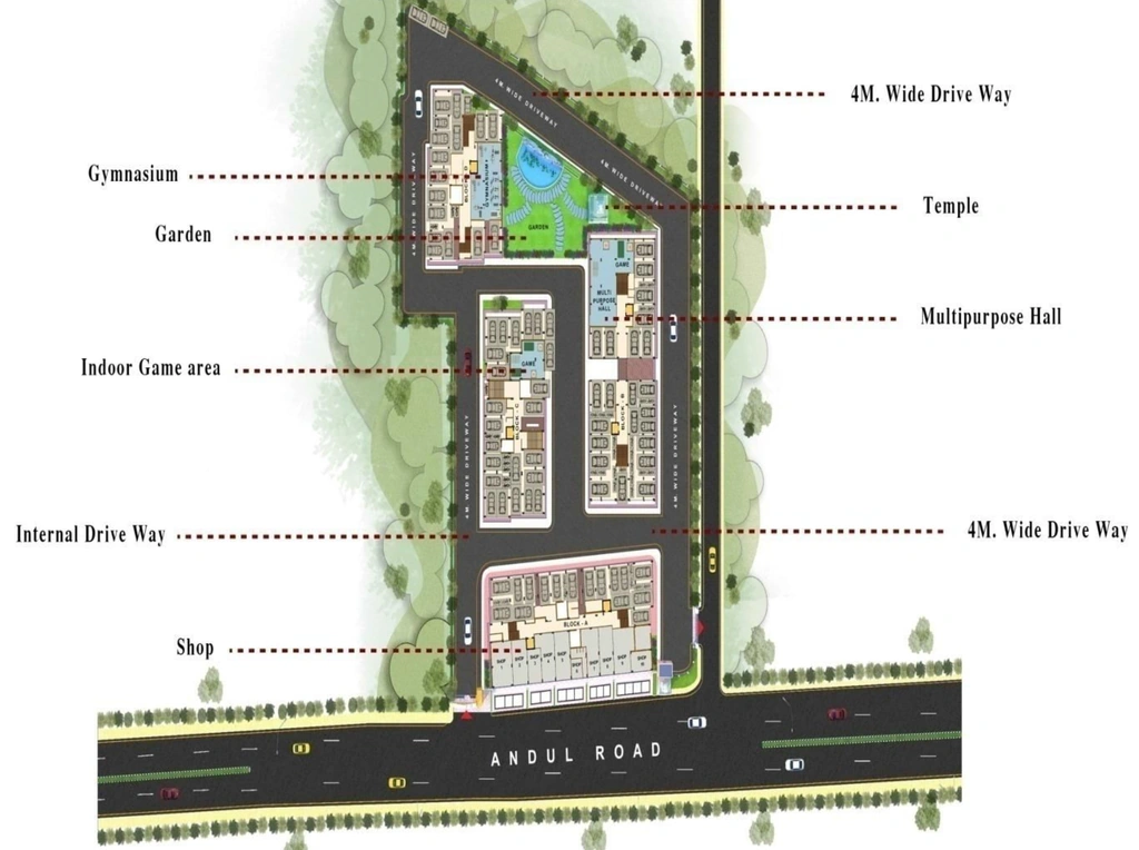 Master Plan of Gajpati Vac Rainbows in Howrah, Kolkata - Image 378359