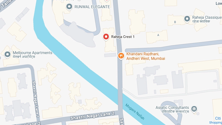 Location of Raheja Crest in Andheri West, Mumbai - Image 382601