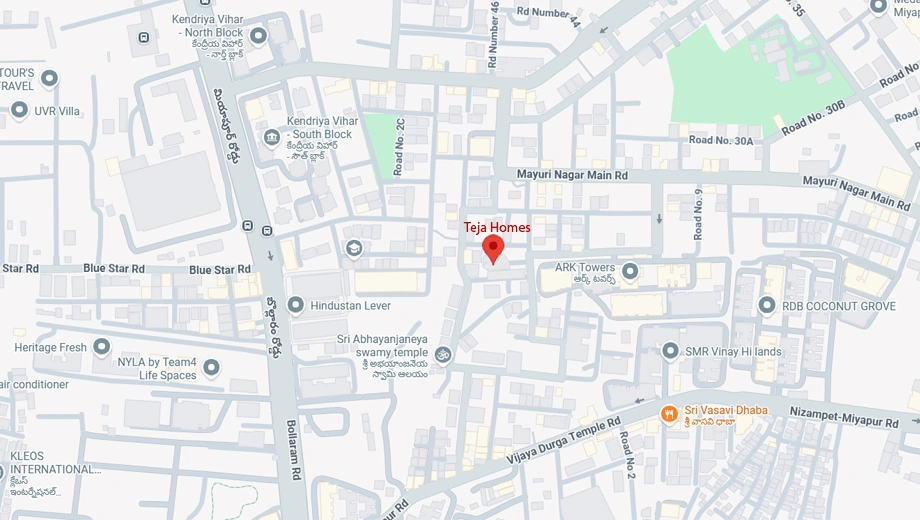 Location of Teja Homes in Kondapur, Hyderabad - Image 378648