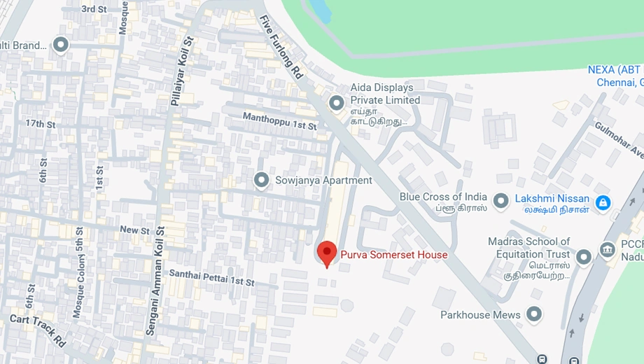 Location of Puravankara Somerset House - Image 378377