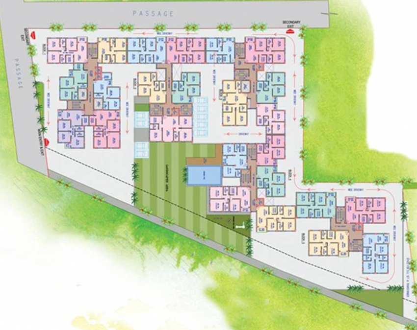 Master Plan of BG Bally Lake County in Bally, Kolkata - Image 378501