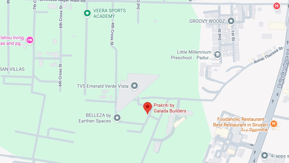 Location of Galada Prakriti in Kazhipattur, Chennai - Image 378403