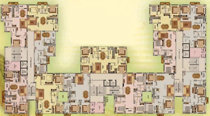 Floor Plan of Lemon Botany in Howrah, Kolkata - Image 378535