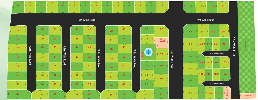 Master Plan of Saradeuz IVY Garden in Perumbakkam, Chennai - Image 378421