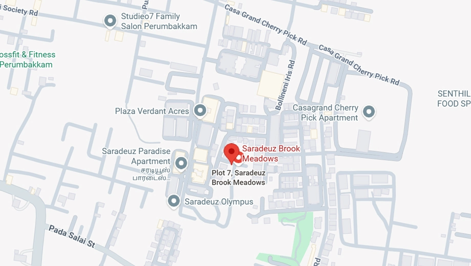 Location of Saradeuz Brook Meadows - Image 378426