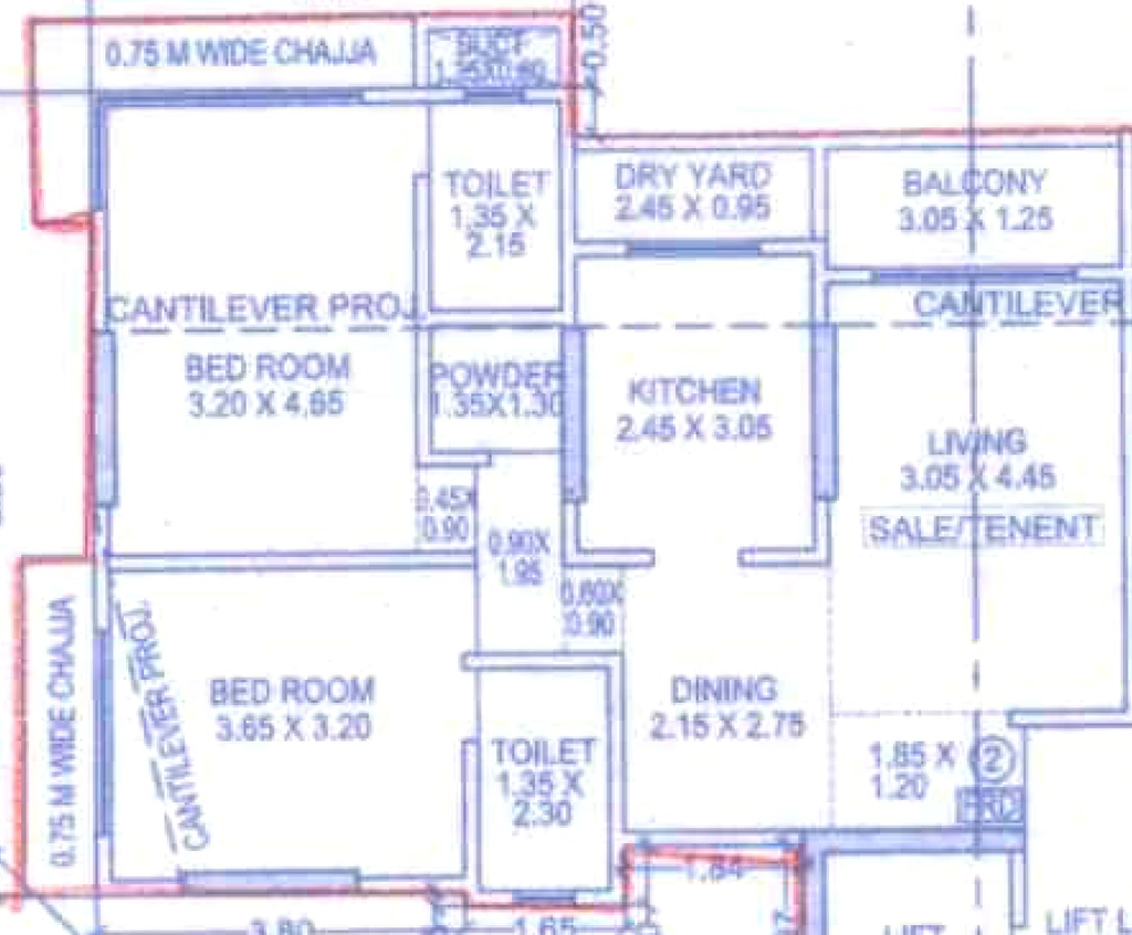 3 BHK Flat in Konark Sahayog CHS in Andheri West, Mumbai - Image 909257