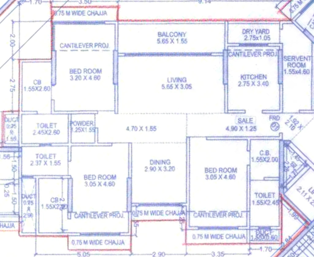 3 BHK Flat in Konark Sahayog CHS in Andheri West, Mumbai - Image 909261