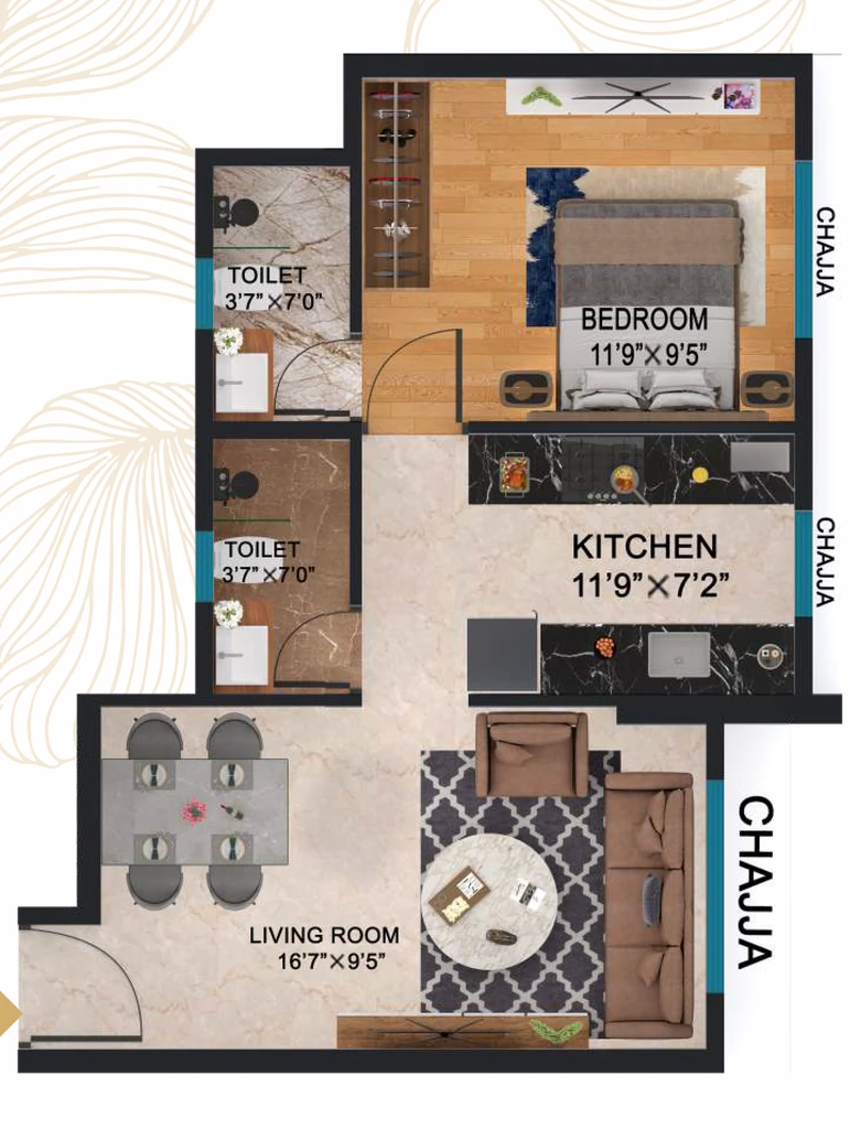 1 BHK Flat in Orchid Aarambh in Andheri West, Mumbai - Image 909273