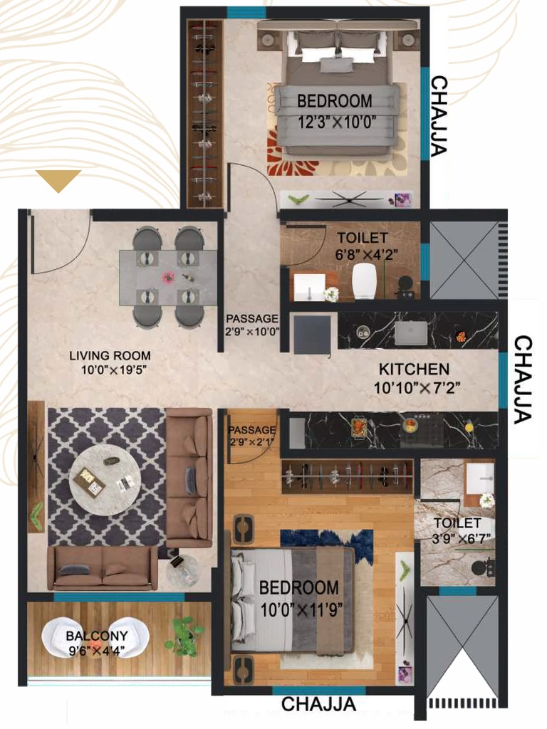 2 BHK Flat in Orchid Aarambh in Andheri West, Mumbai - Image 909275