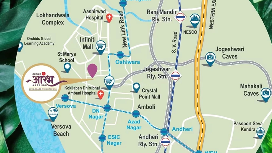 Location of Orchid Aarambh - Image 382816