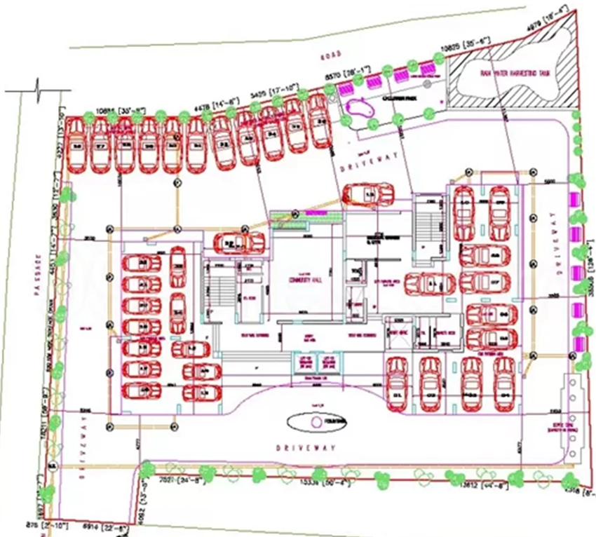 Master Plan of Ramadon Orchid Tower in Howrah, Kolkata - Image 378575