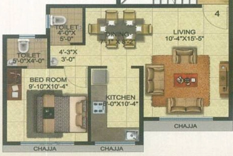 1 BHK Flat in Aarc Residency in Andheri West, Mumbai - Image 909250