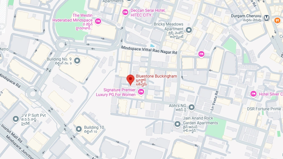 Location of Bluestone Buckingham in Madhapur, Hyderabad - Image 378665
