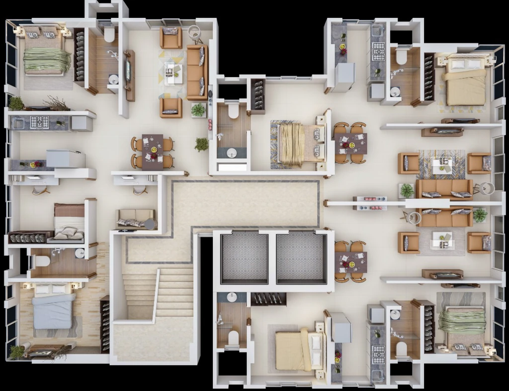 Floor Plan of Vengurlekars Chaitra in Andheri West, Mumbai - Image 380916