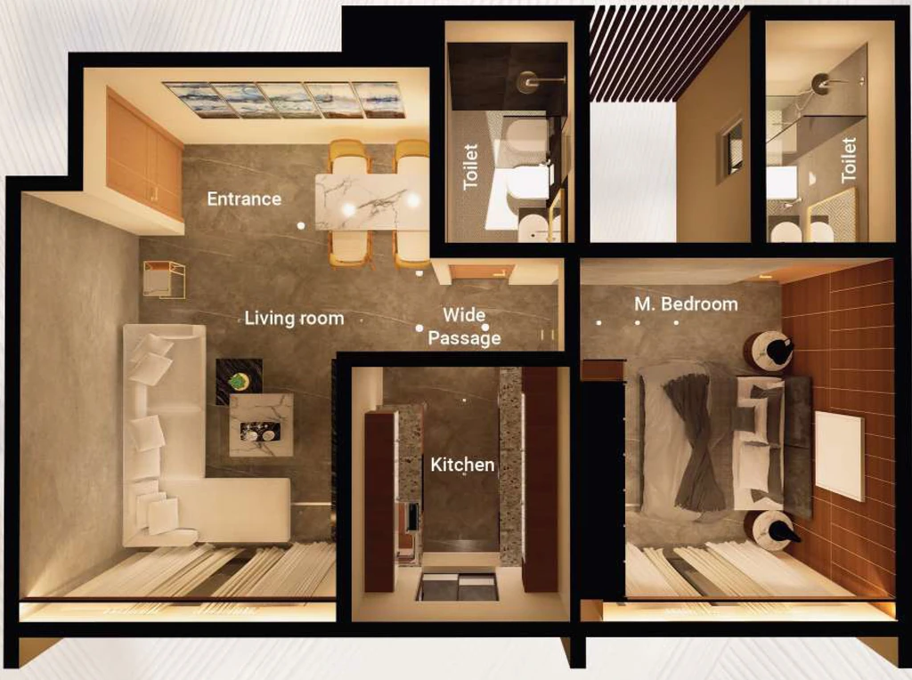 1 BHK Flat in Graceunited Mirai in Andheri West, Mumbai - Image 908526