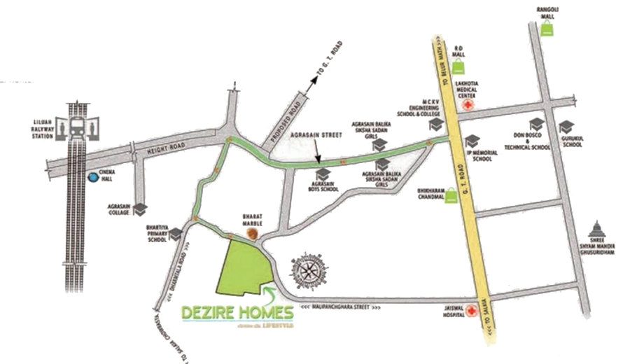 Location of Sarva Dezire Homes - Image 378593