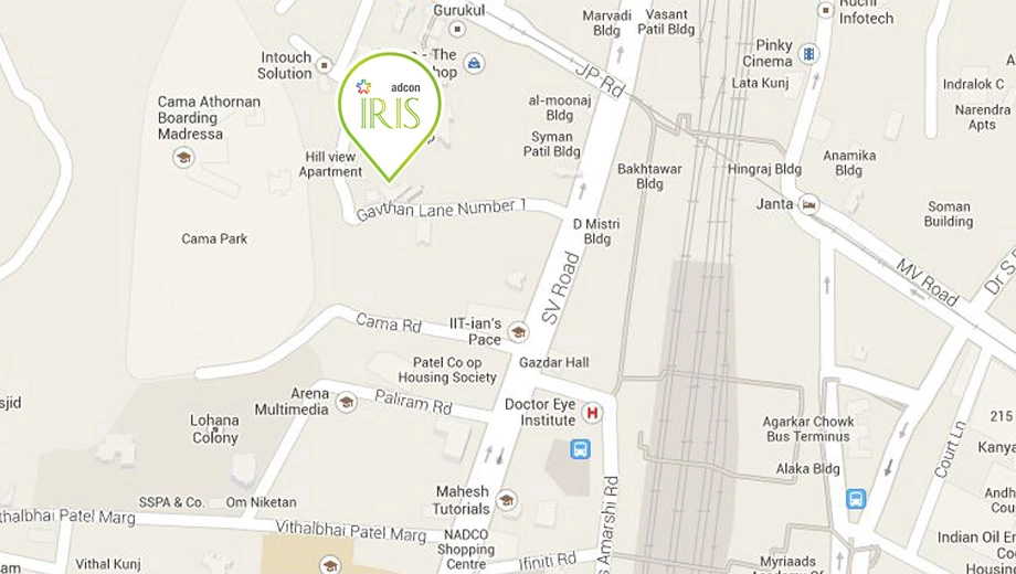 Location of Adcon Iris in Andheri West, Mumbai - Image 381066