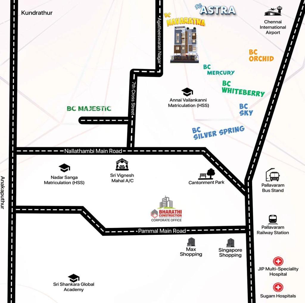 Location of Bharathi BC Navaratna - Image 378559
