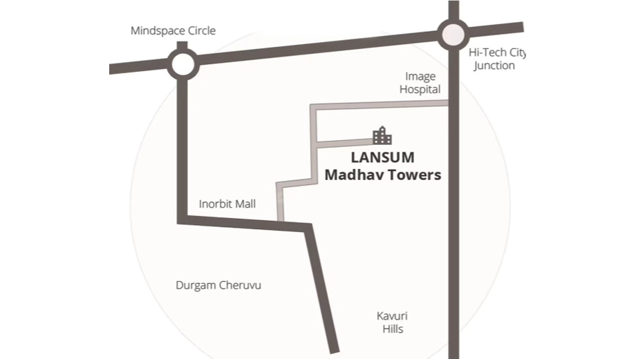 Location of Lansum Madhav Towers - Image 378707