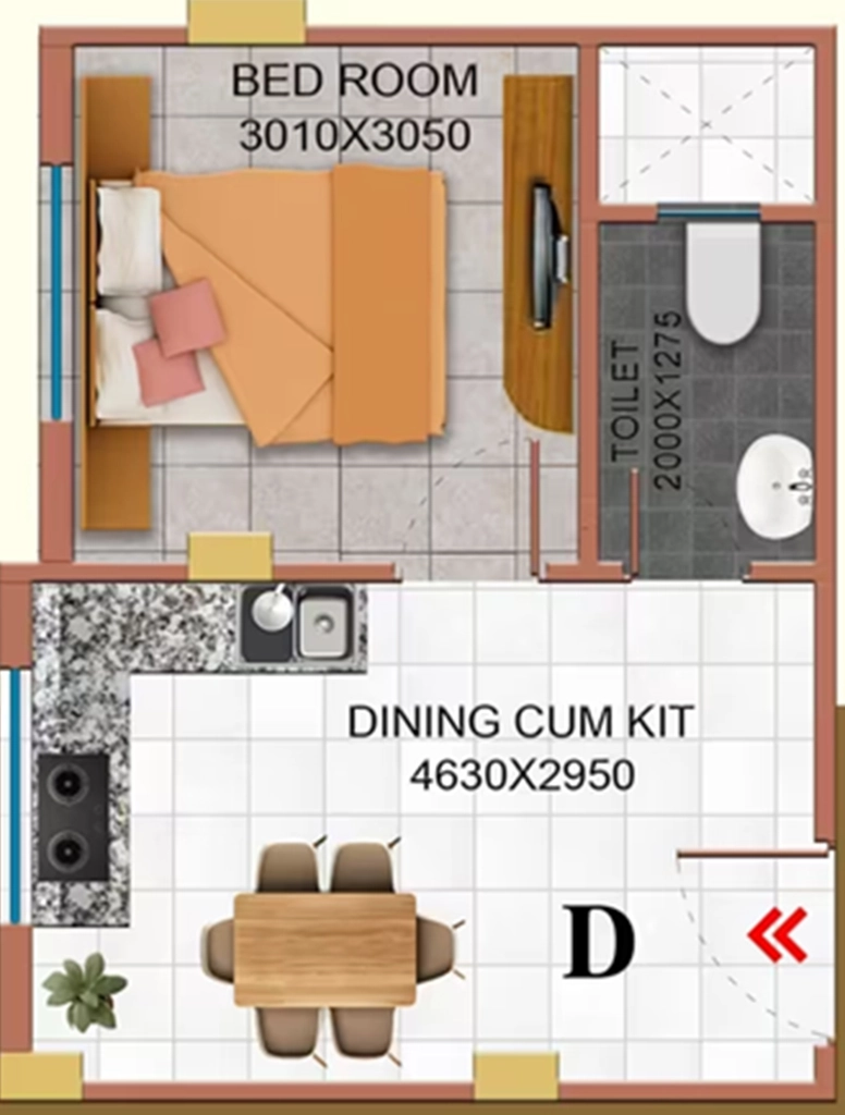 1 BHK Flat in Sukhoneer Lake View Complex in Howrah, Kolkata - Image 907431