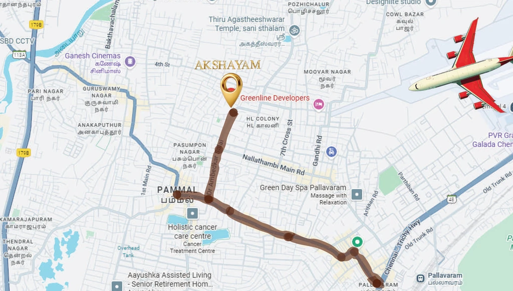 Location of Greenline Akshayam - Image 378658