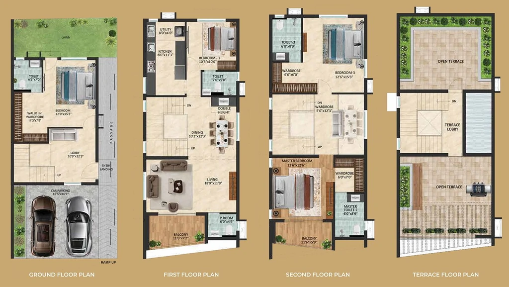 4 BHK House/Villa in Lifestyle Villa One in Kovilambakkam, Chennai - Image 907484