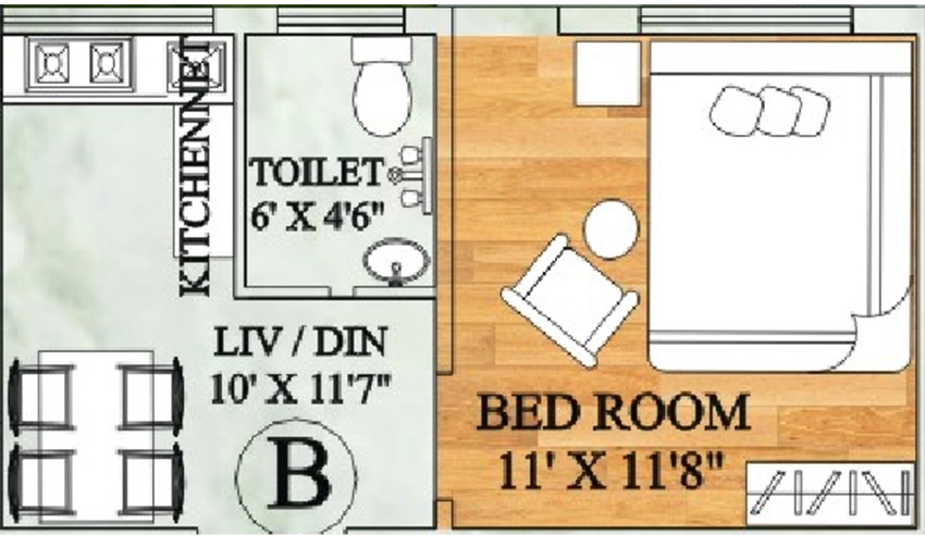 1 BHK Flat in Unique Shailo in Teghoria, Kolkata - Image 907517