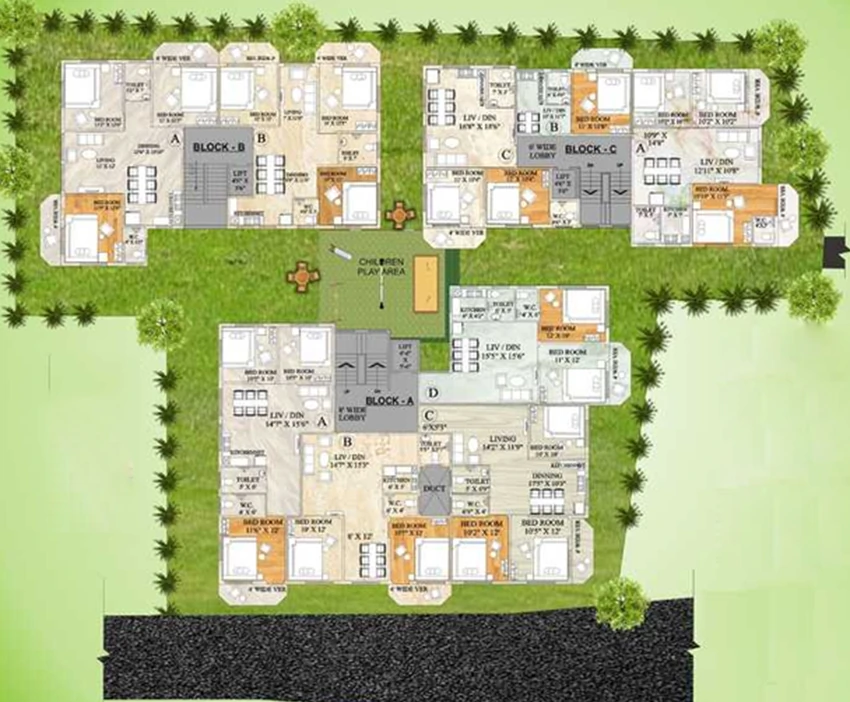 Master Plan of Unique Shailo in Teghoria, Kolkata - Image 378785
