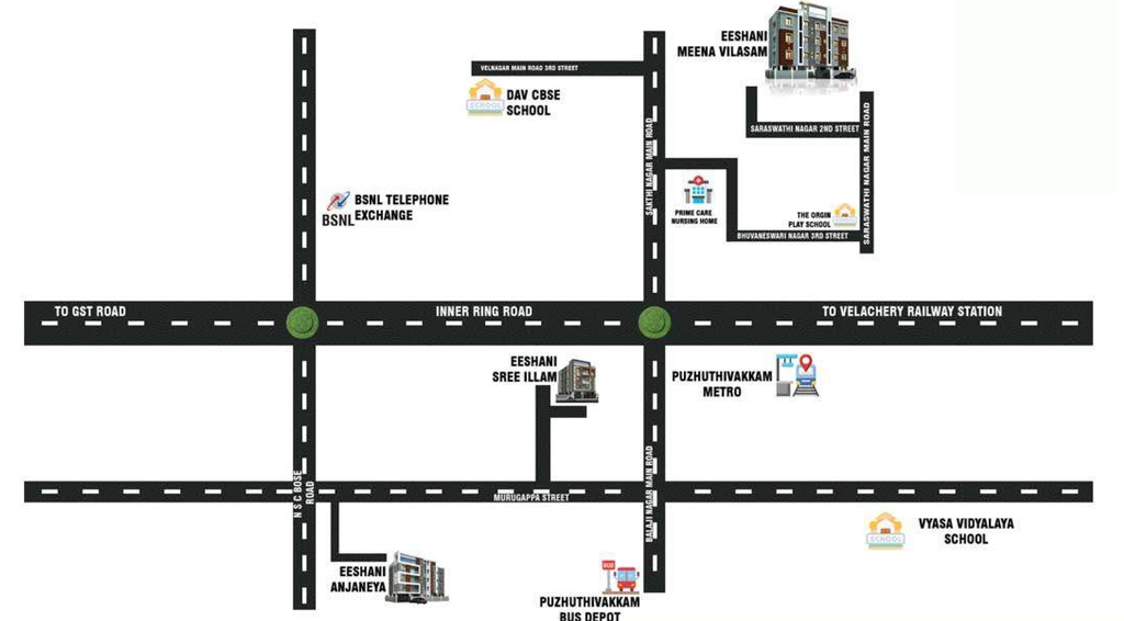Location of Eeshani Meena Vilasam - Image 378723