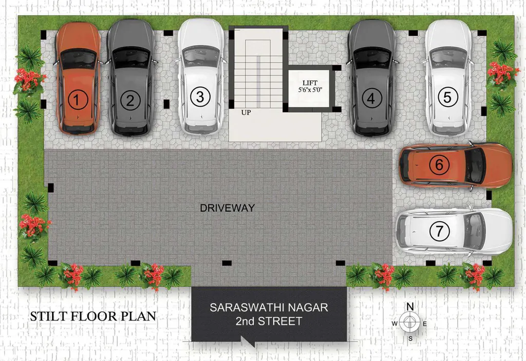 Master Plan of Eeshani Meena Vilasam in Adambakkam, Chennai - Image 378724