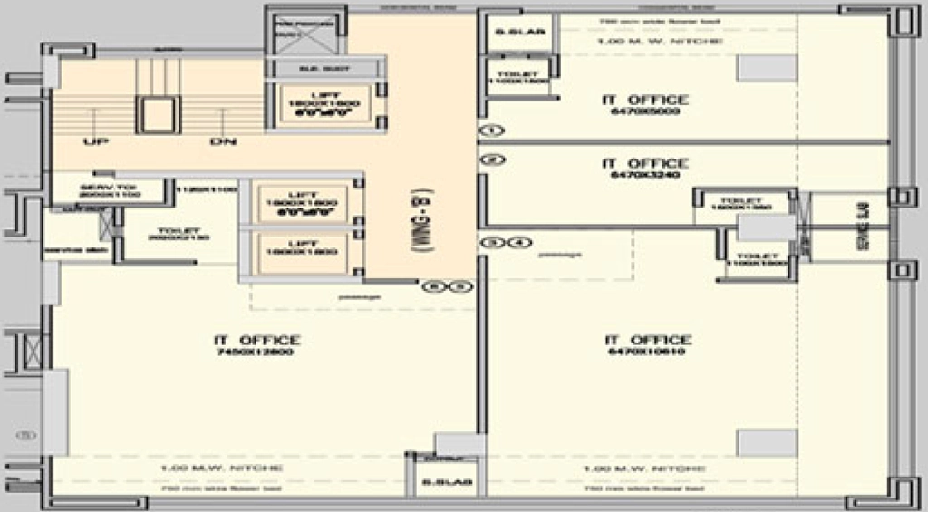 Floor Plan of 4th Apple Dhanashree Heights in Andheri West, Mumbai - Image 381052
