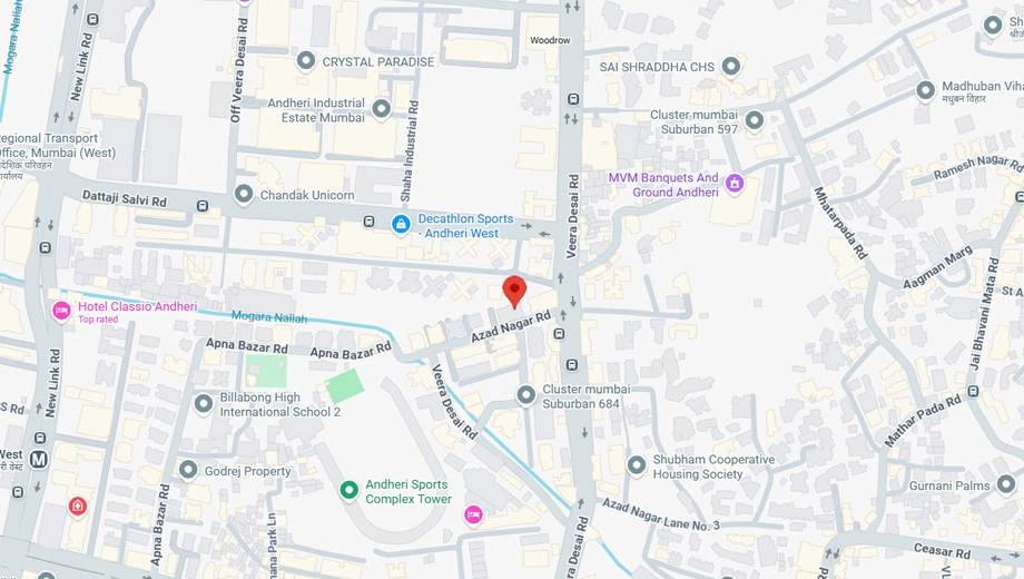 Location of 4th Apple Dhanashree Heights in Andheri West, Mumbai - Image 381051