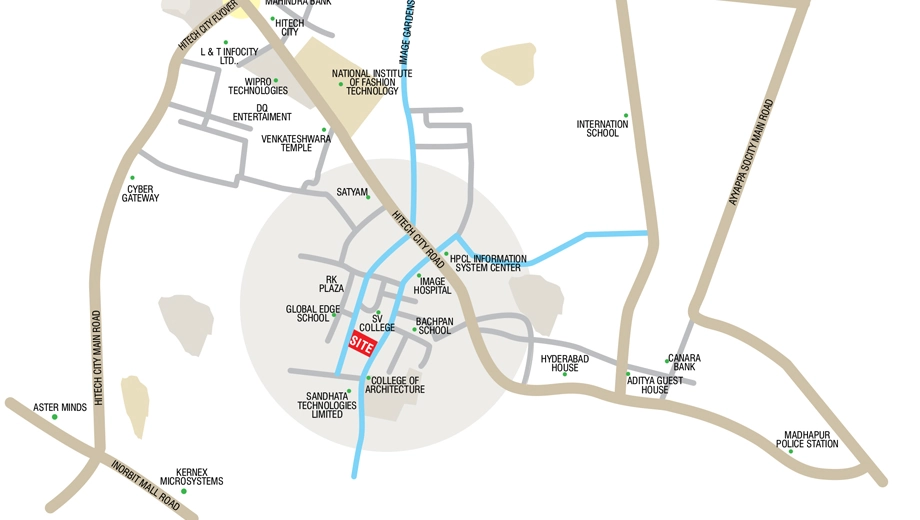 Location of Sai Rasik Residency - Image 379055