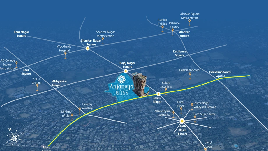 Location of Yash Anjaneya Bliss - Image 378811