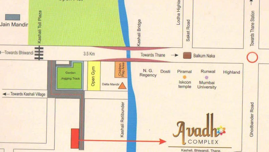 Location of Ajay Avadh Residency - Image 381501