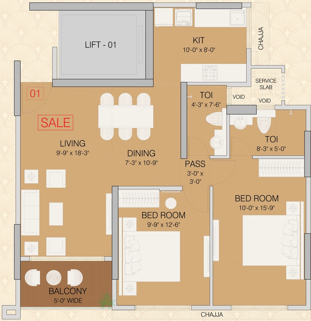 2 BHK Flat in Ruparel Arista in Mulund West, Mumbai - Image 908068