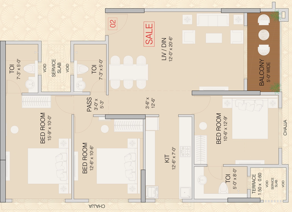 3 BHK Flat in Ruparel Arista in Mulund West, Mumbai - Image 908069