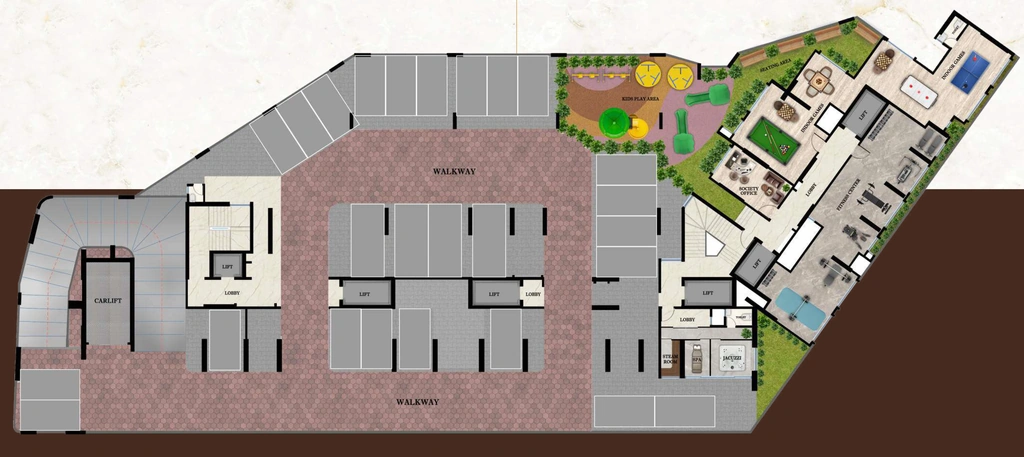 Master Plan of HS Heritage in Mulund East, Mumbai - Image 380653