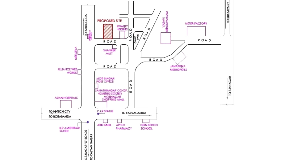 Location of Star Homes Sandhya - Image 379076