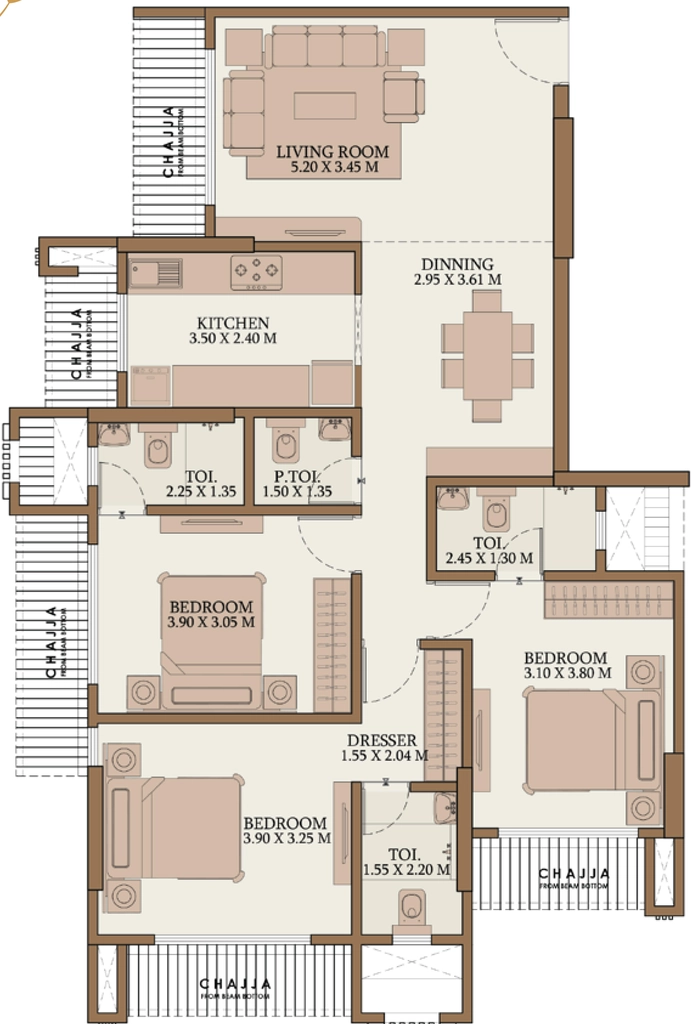 3 BHK Flat in Mahalakshmi Anand One in Mulund West, Mumbai - Image 908145