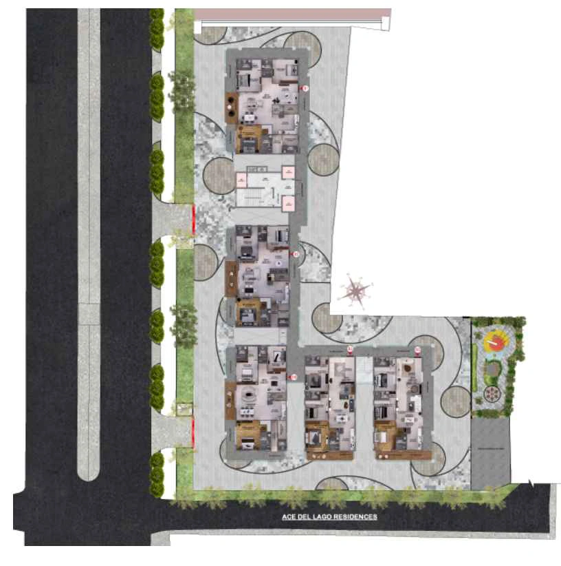 Master Plan of Ace Del Lago in Gachibowli, Hyderabad - Image 379090
