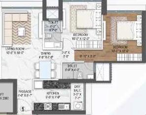 2 BHK Flat in Atul Life Phase 1 in Mulund West, Mumbai - Image 908129
