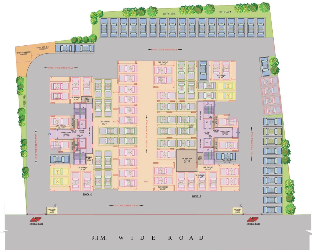 Master Plan of BG Bally Sky High in Bally, Kolkata - Image 379692