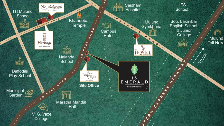 Location of HS Emerald - Image 380495