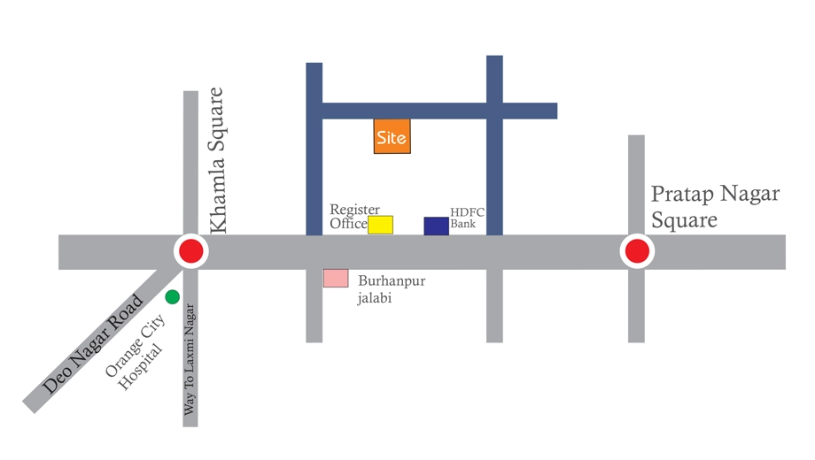 Location of RL Onkar Apartments - Image 378834